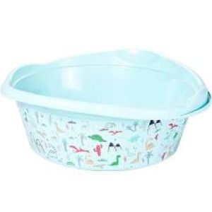 BACIA PLASÚTIL INFANTIL DECORADA DINOSSAURO 17L