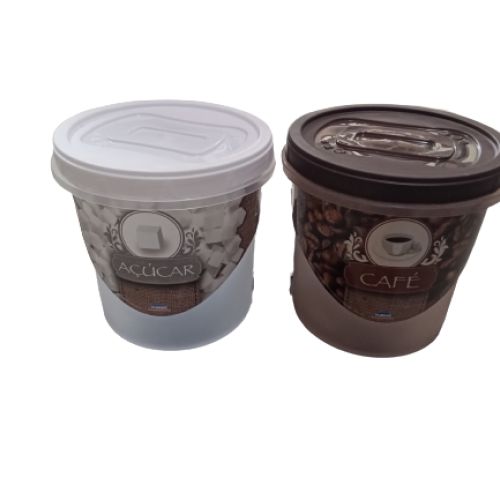POTE CAFÉ E AÇÚCAR PLASÚTIL