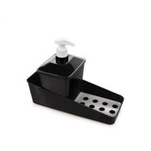 CONJUNTO PORTA DETERGENTE COMPLETO PRETO PLASUTIL