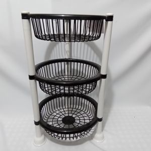 FRUTEIRA REDONDA NEW C/ 3 AND PRETA