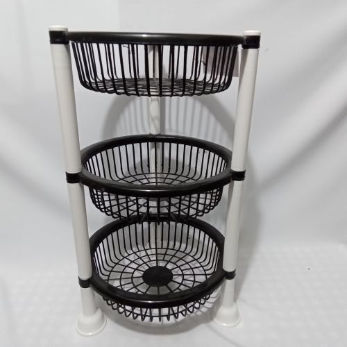 FRUTEIRA REDONDA NEW C/ 3 AND PRETA