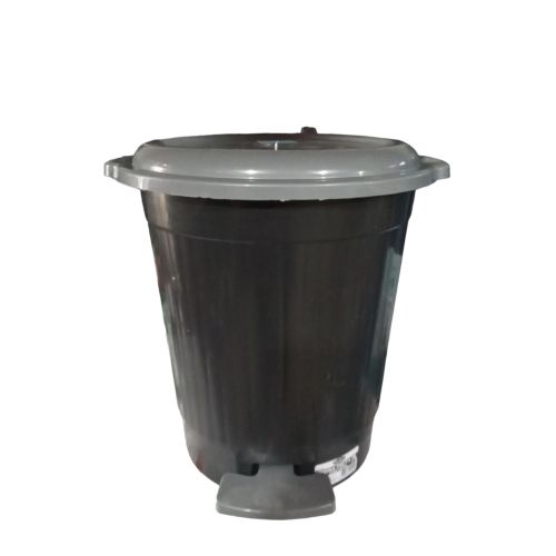Lixeira com pedal 7L preta