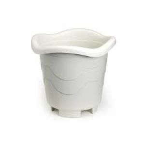 VASO REDONDO PEQUENO 2L MÁRMORE INJEPLASTEC