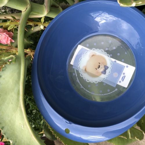 PRATO INFANTIL PLASÚTIL DECORADO URSO