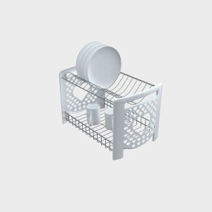 ESCORREDOR CUORE COM LATERAIS EM PLÁSTICO BRANCO