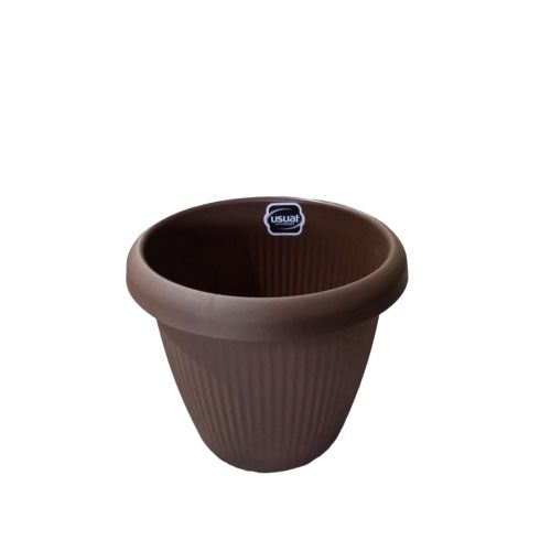 VASO USUAL REDONDO 8L MARROM
