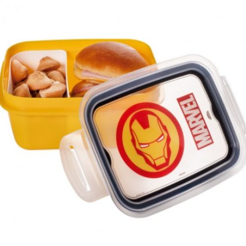 MARMITA TRAVA CAPITAO HOMEM DE FERRO 850ML