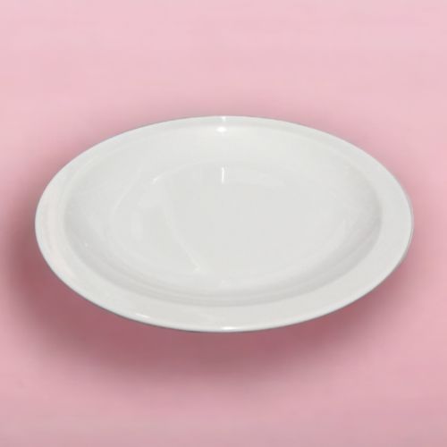 PRATO DE PORCELANA TRAMONTINA ABA CURTA HS 21CM SOBREMESA