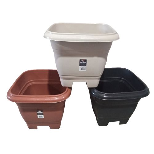 VASO QUADRADO BELLA FIORE N35 13,5L RISCHIOTO