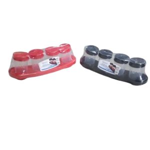 PORTA CONDIMENTOS COM 4 PLASBERG