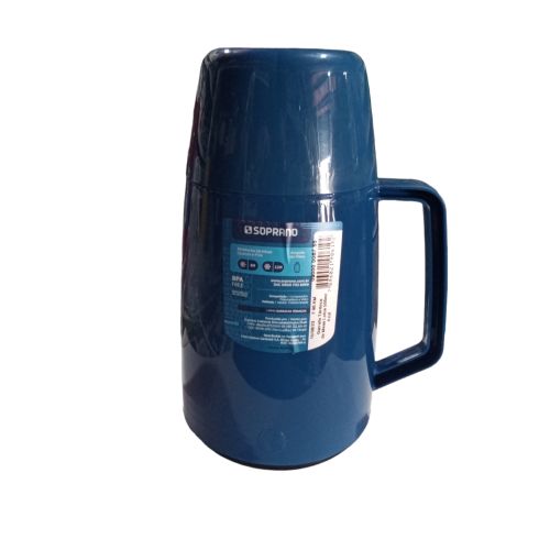 Garrafa termica lotus 500mL azul soprano