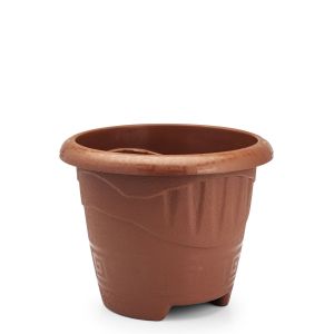 VASO REDONDO G 9L TERRACOTA PLASMONT