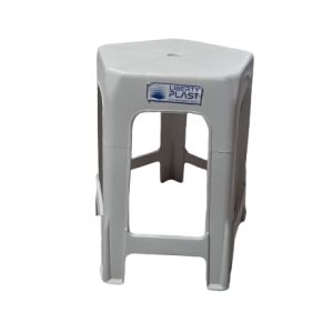 BANCO 5 PÉS BRANCO LIBERTY PLAST