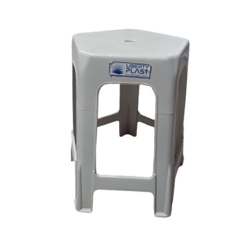 BANCO 5 PÉS BRANCO LIBERTY PLAST