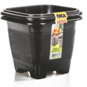 Conj. Vaso quadrado 2pçs 800mL ErcaPlast