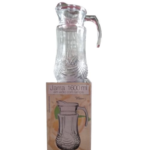 JARRA DE VIDRO WAVE 1600ML TOK HOUSE