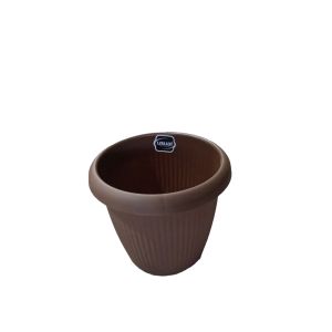 VASO USUAL REDONDO 3,2L MARROM