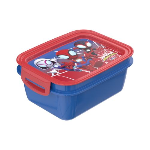 MARMITA TRAVA SPIDEY 630 ML PLASÚTIL