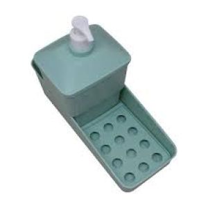 CONJUNTO PORTA DETERGENTE COMPLETO VERDE PLASUTIL b1