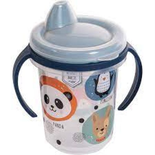 CANECA TRIO ANIMAIS AZUL PLASUTIL
