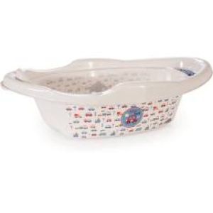 BANHEIRA PLASÚTIL DECORADA CARRINHO / 21L