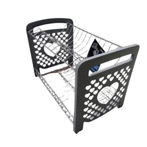 ESCORREDOR CUORE COM LATERAIS EM PLÁSTICO CINZA