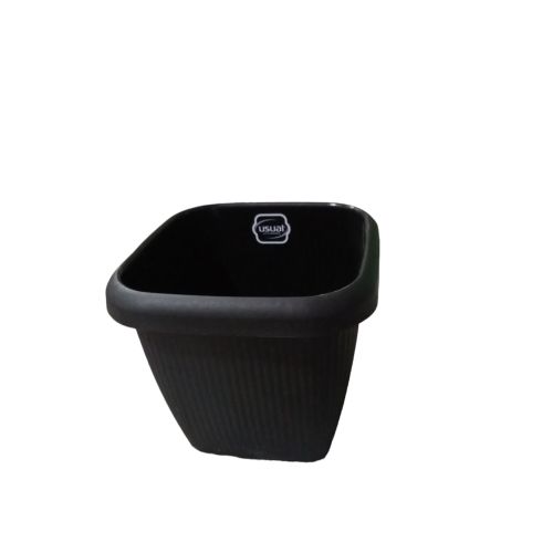 VASO USUAL QUADRADO 9,6L PRETO