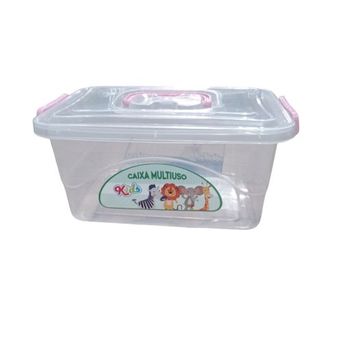 CAIXA INFANTIL PLASBERG MULTIUSO ROSA