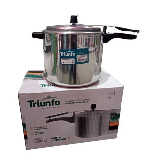 Panela de pressão 10L Polida Triunfo