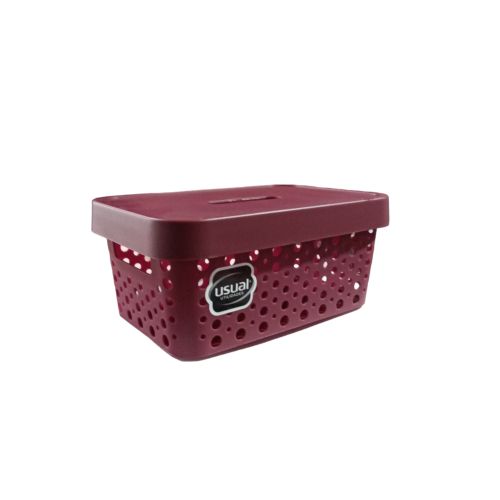 CESTO USUAL 4,5L COM TAMPA BORDO