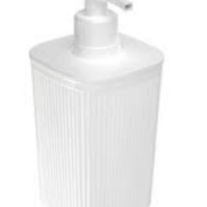 Porta sabonete liquido classic frisos branco