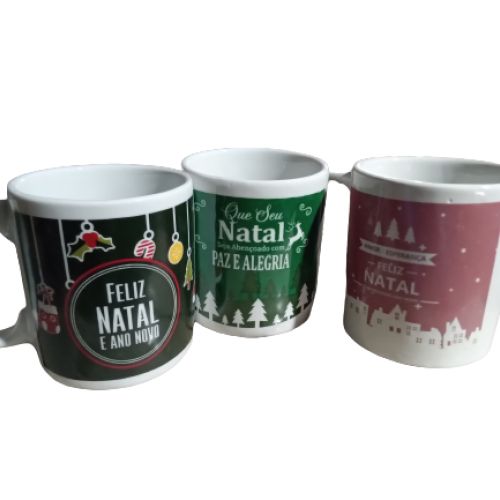 CANECA 280ML DECORADA NATAL
