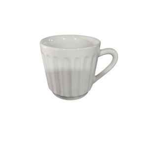 CANECA CANELADA BRANCA 150ML