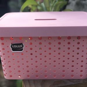 CESTO USUAL 11L C/TAMPA. ROSÉ