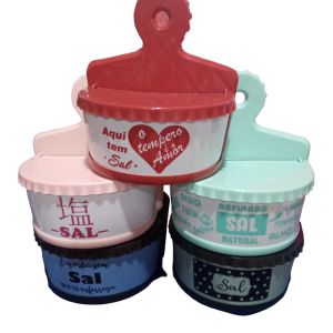 Saleiro telha decorado