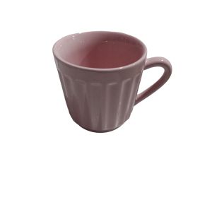 CANECA CANELADA ROSA 150ML
