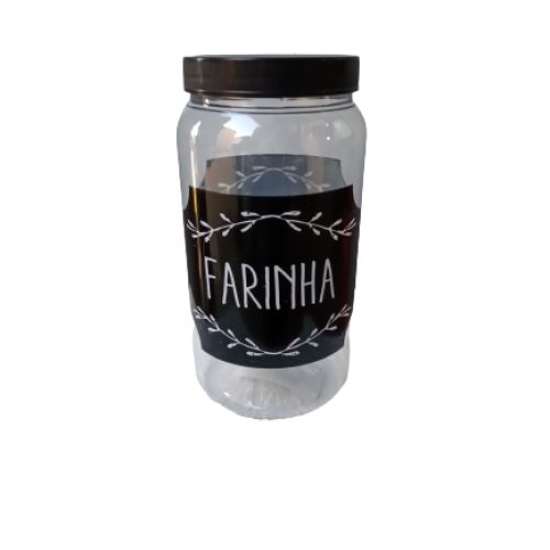 POTE 1500ML FARINHA PRETO