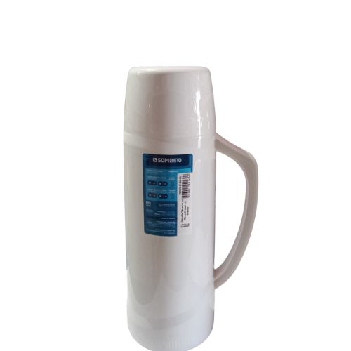 GARRAFA TERMICA CRISTAL SOPRANO 1L BRANCA