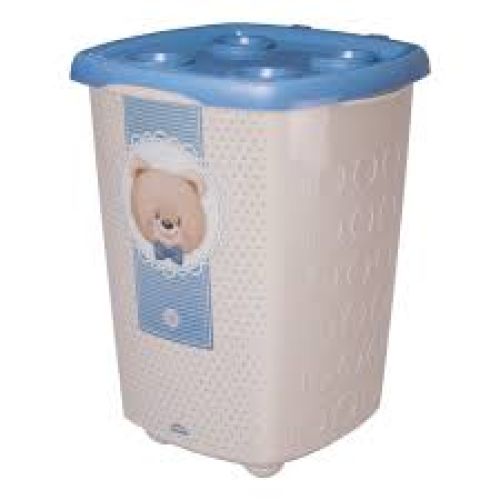 CESTO PLASÚTIL DE ROUPAS, INFANTIL URSO