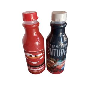 GARRAFA RETRÔ CARROS 500ML PLASÚTIL