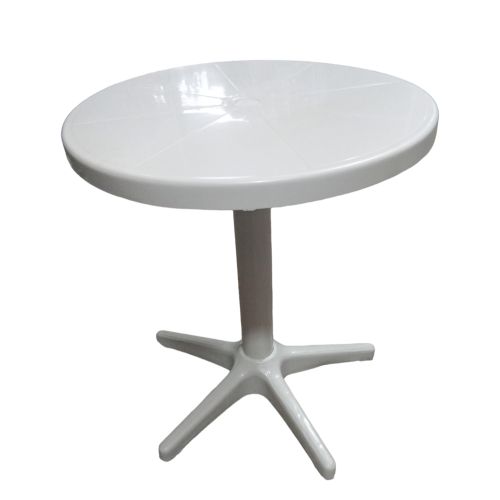 MESA REDONDA SOL BRANCA PLASTEX