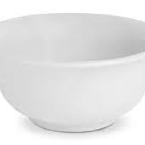 TIGELA PEQUENA 200ML BRANCA HR PORCELANAS