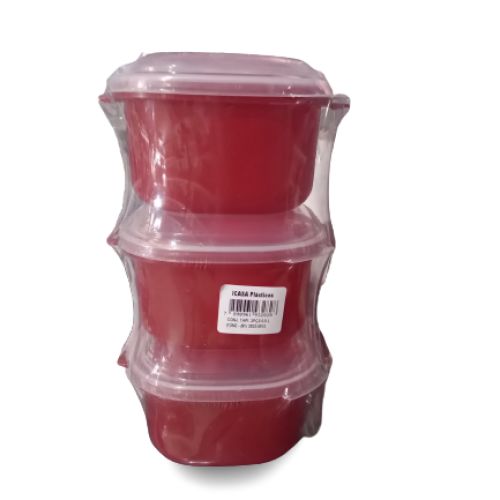 CONJ. TAPI. 3PÇS 0,5L ICASA