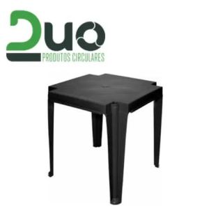 MESA DUO PLAST PRETA PRIMEIRA LINHA