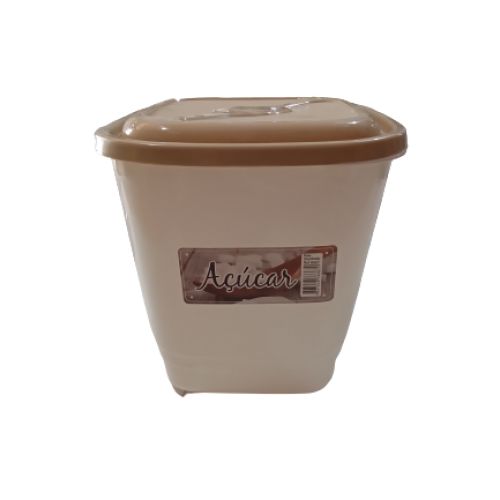 POTE QUADRADO AÇÚCAR 1650ML INPLAST