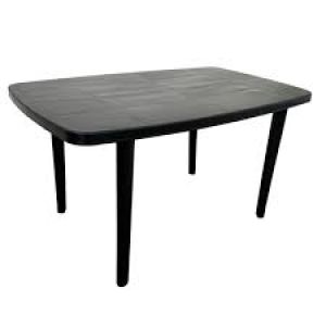 MESA TOP RETANGULAR DESMONTÁVEL PRETA