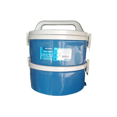 Marmita tekcor 1,5 dupla azul