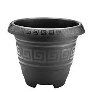 VASO REDONDO GG 15 LITROS PRETO PLASMONT