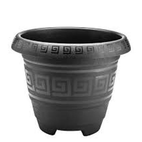 VASO REDONDO GG 15 LITROS PRETO PLASMONT