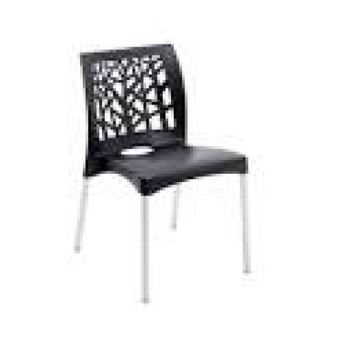 CADEIRA NATURE PRETA FORTPLAST